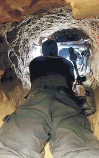 tunnel scavato da una banda di ladri a roma 5