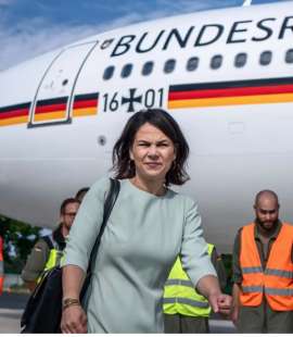 la ministra tedesca degli Esteri Annalena Baerbock