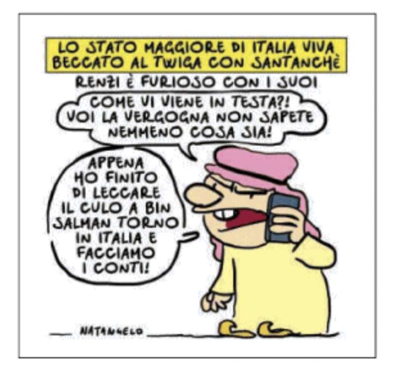 renzi e italia twiga vignetta by natangelo