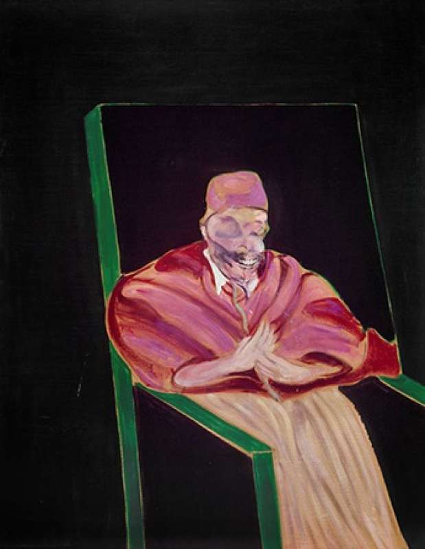 study for a pope iii e iv francis bacon
