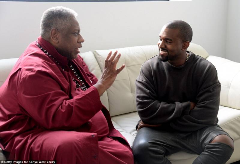 andre leon talley con kanye west