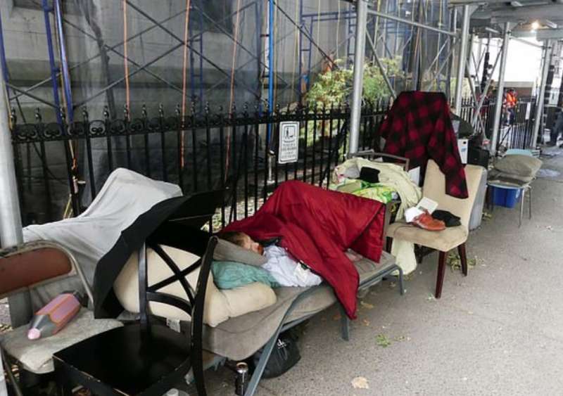 senzatetto nella upper west side 3