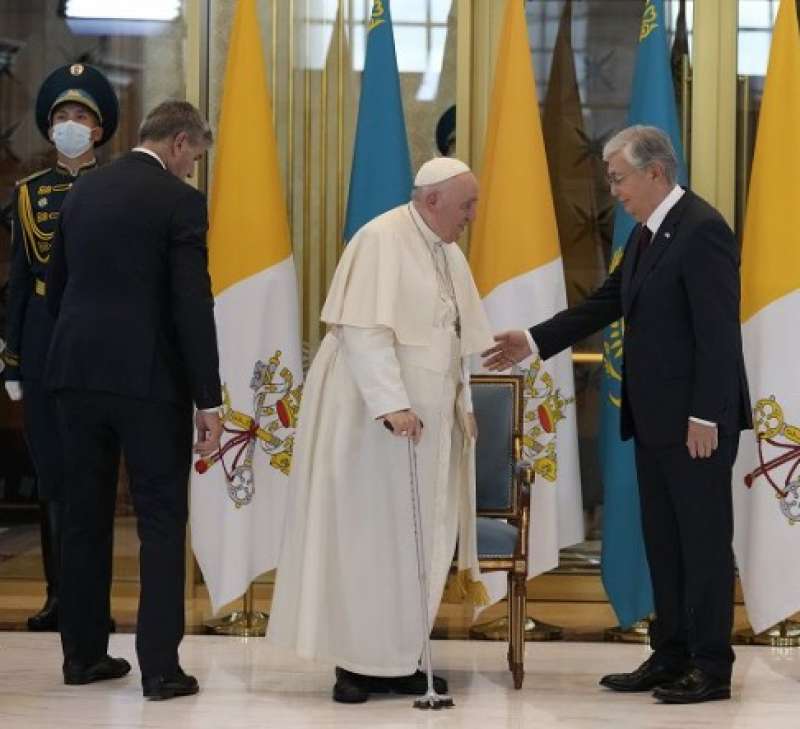papa francesco, presidente kassym jomart tokayev