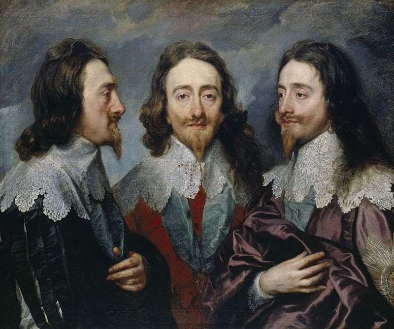 Van Dijk Triplo ritratto di Carlo I 1635