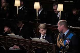 william kate con i figli al funerale della regina