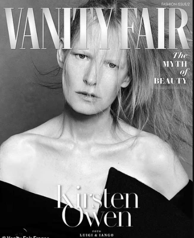 kirsten owen sulla copertina di vanity fair