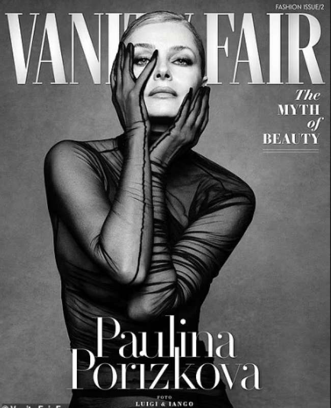 paulina porizkova sulla copertina di vanity fair
