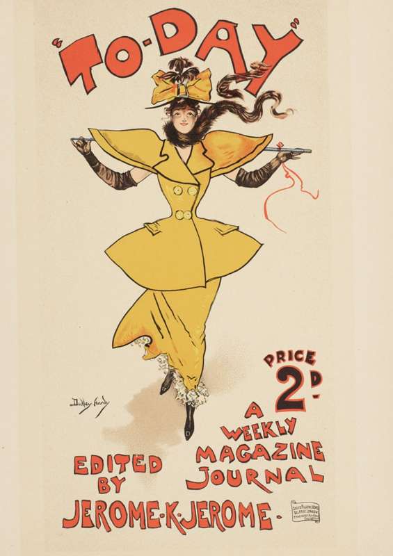the yellow girl poster for today magazine dudley hardy