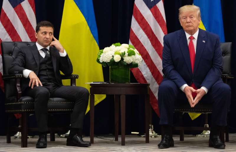 Volodymyr Zelensky e Donald Trump alla Casa Bianca