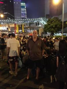 ALBERTO FORCHIELLI ALLA PROTESTA DI OCCUPY HONG KONG