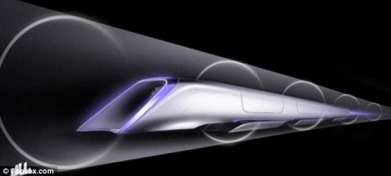 progetto di tubo hyperloop