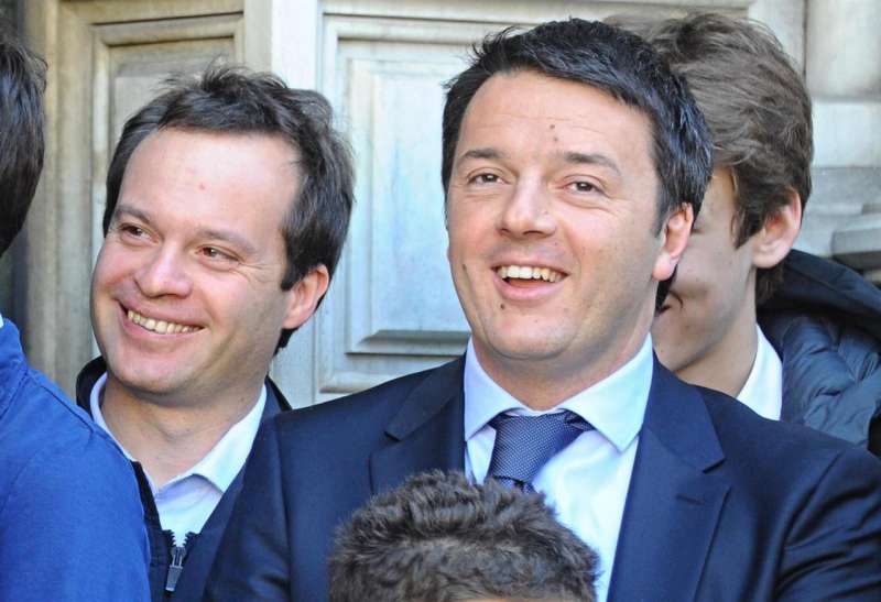 Marco Carrai con Matteo Renzi