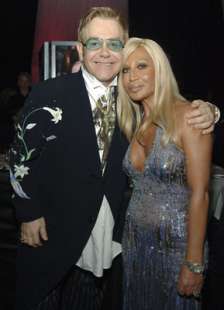 Elton John Donatella Versace