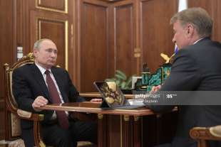 Putin e Sberbank CEO German Gref