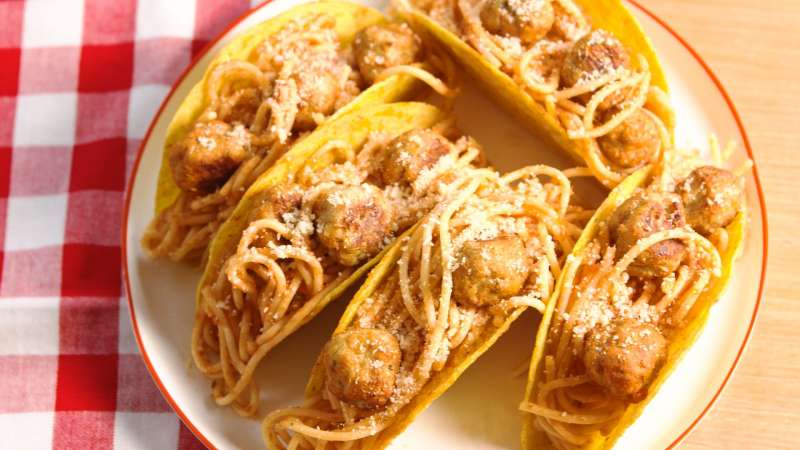 tacos spaghetti