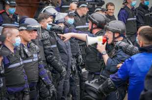 addestramento della polizia scozzese per la cop26 di glasgow 20