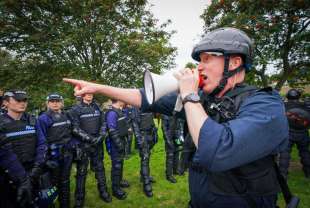 addestramento della polizia scozzese per la cop26 di glasgow 8