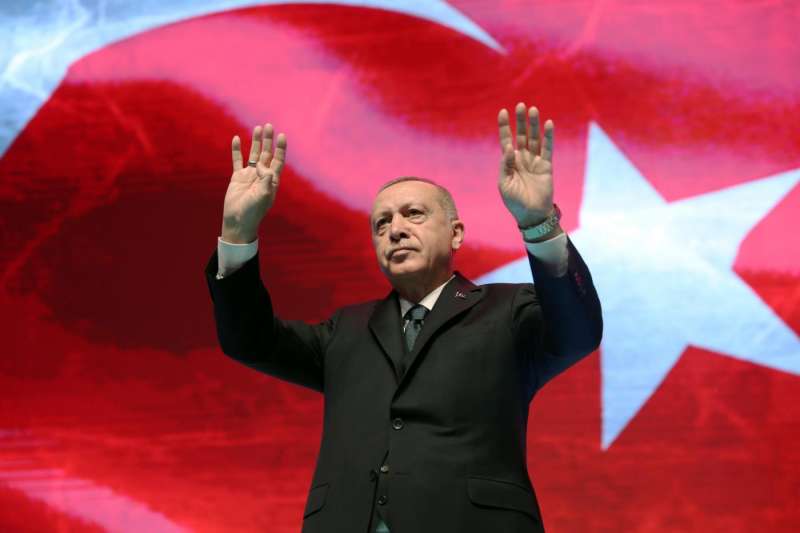 il presidente della turchia erdogan