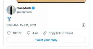 Tweet di Musk a Bezos