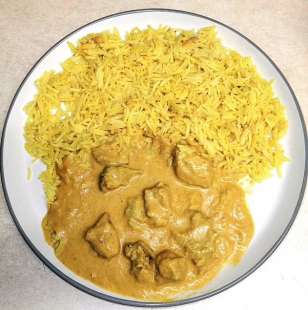 il pollo al curry che somiglia a boris johnson