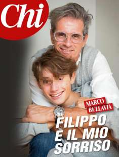 MARCO BELLAVIA CON IL FIGLIO FILIPPO - FOTO CHI