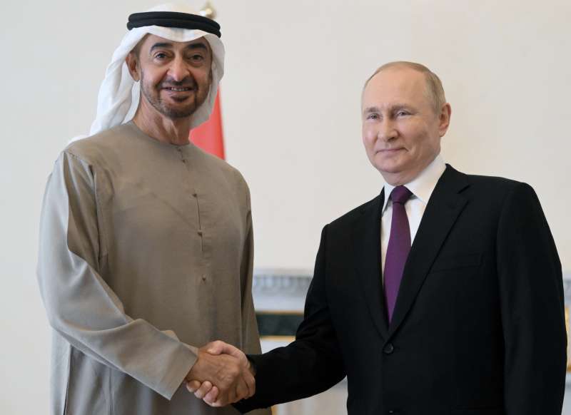 Mohamed bin Zayed Al Nahyan Vladimir Putin