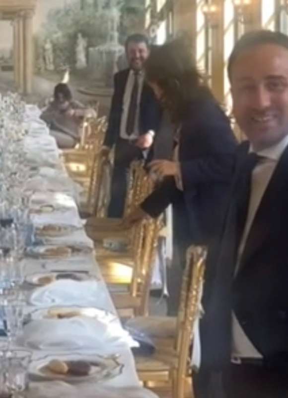 Pietro Russo alle finte nozze di Fascina-Berlusconi