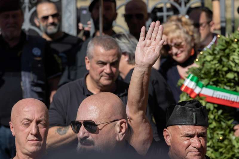 predappio, corteo degli arditi per il centenario marcia su roma 35
