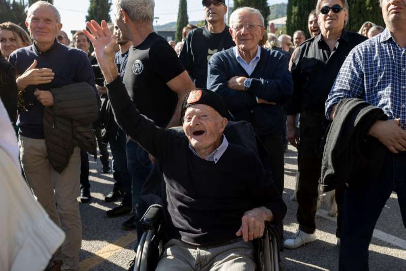 predappio, corteo degli arditi per il centenario marcia su roma 45