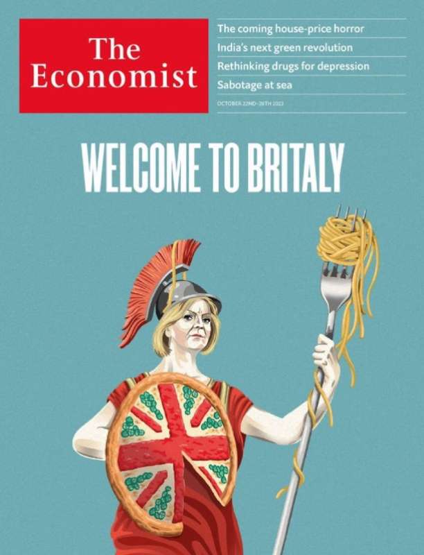 Welcome to Britaly - La copertina dell Economist che sfotte il Regno Unito paragonandolo all'Italia