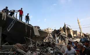 gaza distrutta dagli attacchi israeliani