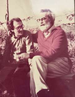 Giovanni Valentini con Eugenio Scalfari (1984)