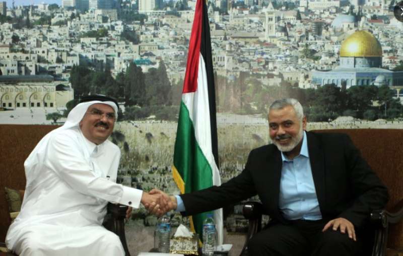 il capo di hamas Ismail Haniyeh a doha - qatar