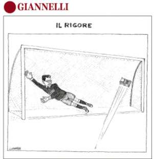IL RIGORE - VIGNETTA BY GIANNELLI