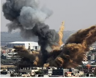 israele bombardamenti su gaza