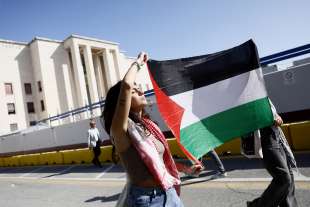 manifestazione degli studenti pro palestina a la sapienza 7