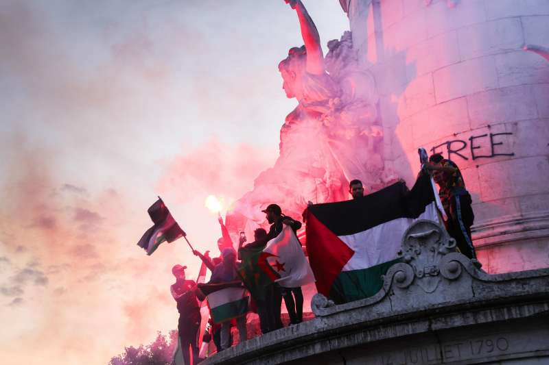 manifestazione pro palestina a parigi 1