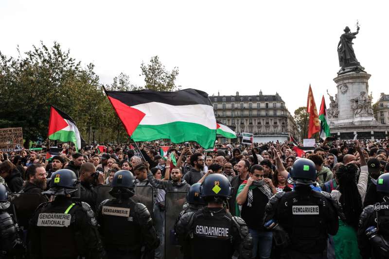 manifestazione pro palestina a parigi 2