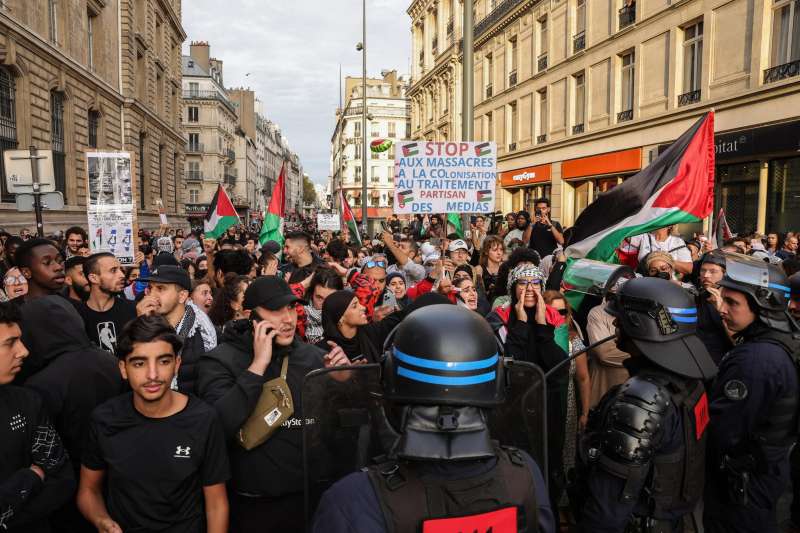 manifestazione pro palestina a parigi 5