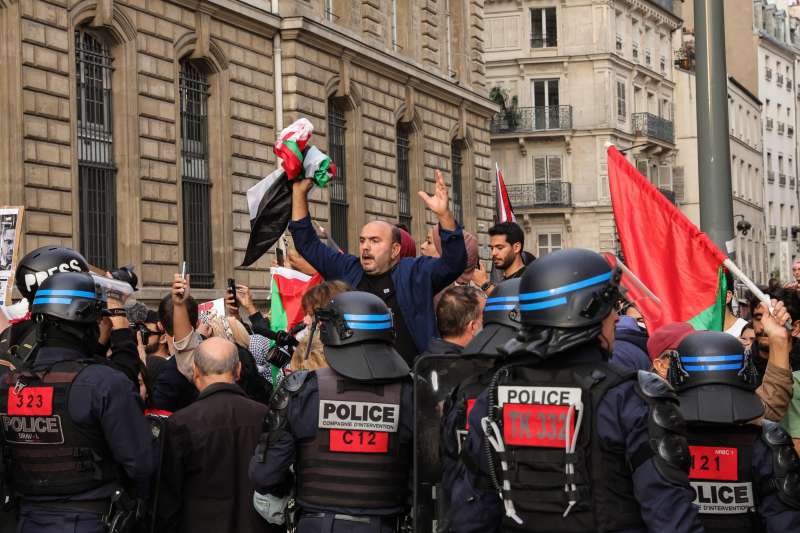 manifestazione pro palestina a parigi 6