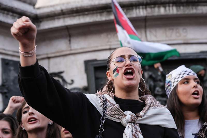 manifestazione pro palestina a parigi 7