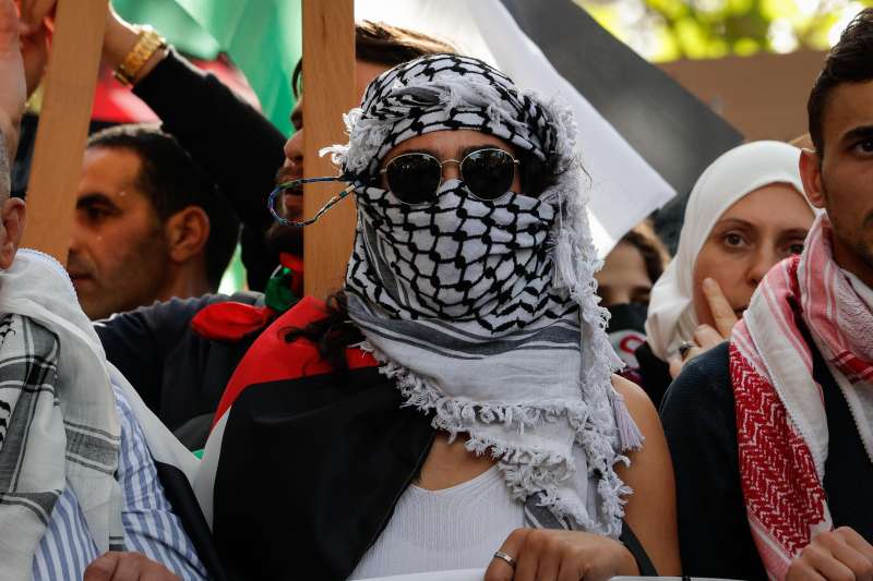 manifestazione pro palestina a roma 10