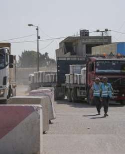 valico di Rafah - gaza egitto
