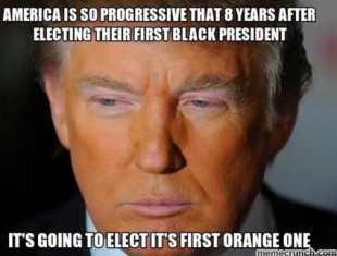 dopo il presidente nero ecco quello arancione