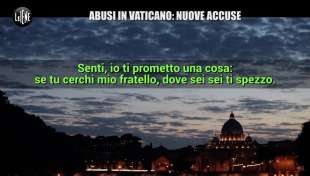 il servizio delle iene sugli abusi ai chierichetti del papa in vaticano