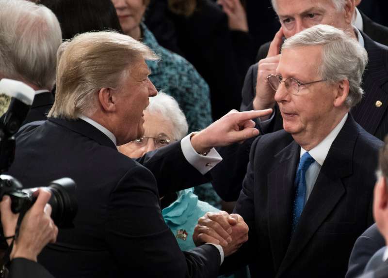 DONALD TRUMP MITCH MCCONNELL