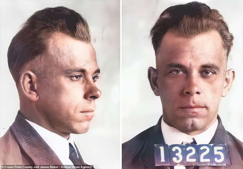 john dilinger, gangster, 1934
