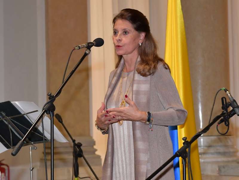 la vice presidente della colombia marta lucia ramirez foto di bacco