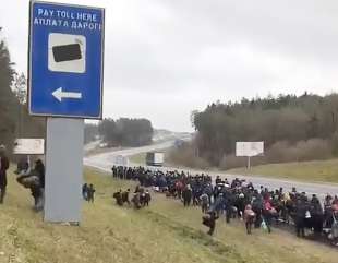 migranti al confine tra bielorussia e polonia 33