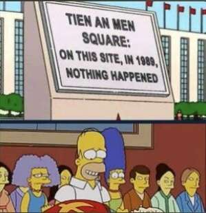 Simpson, puntata con piazza Tienanmen